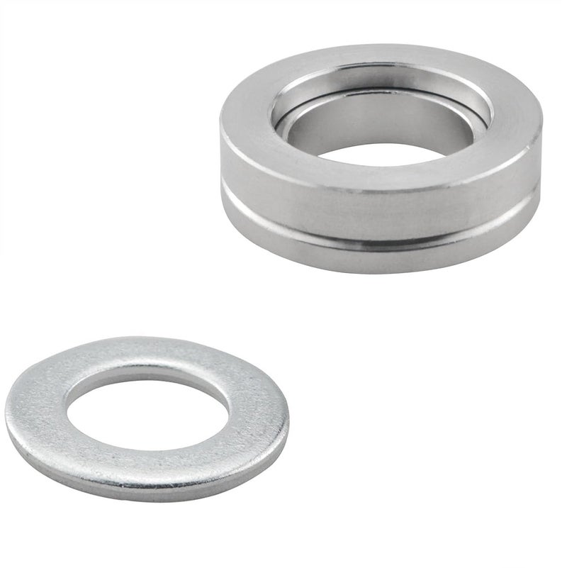 CHENJIN 1 Set Stainless Steel Self Aligning Spherical Washer Set Inner Diameter 5/8 x Outer Diameter 1-3/8 Concave Convex Washer Used for Molds Fixtures and Bench Grinders - Image 4